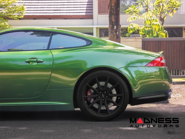 Jaguar XKR Custom Wheels HF3 by Vossen Matte Black